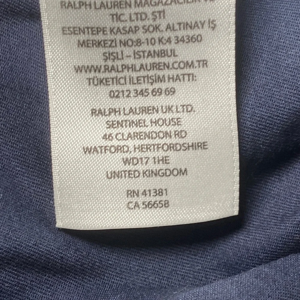 Polo Ralph Lauren The Polo Chino Mens 38 30 Navy Stretch Straight Fit Pants